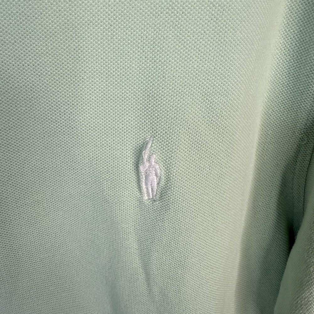 J.Crew Mens Oarsman Vintage Green Short Sleeve Shirt XL Oarsman Logo 90's Y2K - Picture 6 of 8